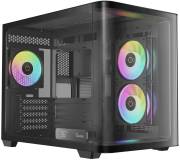Корпус Ocypus Iota C50 Curve ARGB Tempered Glass Black IOTA-C50-BKD300CD-GL
