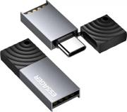 Картридер ESSAGER USB-C + USB-A to Micro SD black EDKTF-QW0G-P