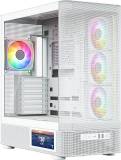 Корпус Modecom VOLCANO AQ400 ARGB MIDI SIDE White MC-A-AQ400-4FA-W