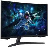 Монитор Samsung 32' Odyssey G5 G55C QHD 165Hz Curved Gaming Monitor Black LS32CG554EUXEN