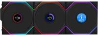 Вентилятор Lian Li UNI Fan TL WIRELESS LCD 120-3 Black G99.12TLLCD1W3B.00