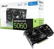 Видеокарта PNY GeForce RTX 5060 Overclocked Dual Fan 8GB VCG50608DFXPB1-O