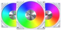 Вентилятор Montech Metal Pro 12 ARGB PWM 3-Pack White METALPRO12 ARGB 3PACK (W)