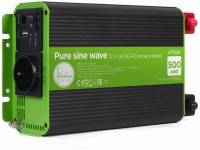 Инвертор EnerGenie Pure Sine Wave Inverter 0.5kW EG-PWC-PS500-01