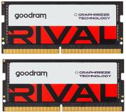 Память Goodram So-Dimm Rival DDR5 32GB (2x16GB) 5600MHz CL40 GGEES5-56L40S/32GDC