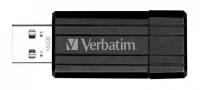 Подробнее о Verbatim Store'n'Go PinStripe 16Gb black USB 2.0 49063