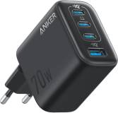 Зарядка ANKER 3xUSB-C PD3.0 + 1xUSB 70W black A121CG11