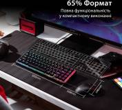 Клавиатура HyperX Origins 2 65 HX Red USB UA Black B4QS3AA