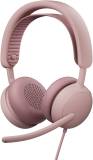 Наушники Logitech Zone Wired 2 USB Rose 981-001620