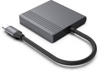 Разветвитель CABLEXPERT USB-C M to HDMI F + DisplayPort F 4K60Hz A-CM-HDMIFDPF-01