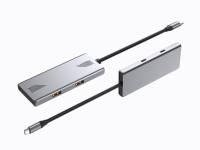 Разветвитель Gembird USB-C 4-in-1 2xUSB 3.2 + 2xUSB-C 3.2 silver UHB-CM-U310-A2C2-01