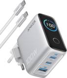 Зарядка ANKER 2xUSB-C PD100W + 1xUSB GaN w Display + cable USB-C B121BG41