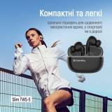 Наушники ColorWay Slim TWS-5 Earbuds Black CW-TWS5BK