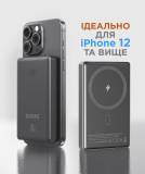 Павербанк Sigma X-power SI10A7QL-MAG grey 10000mAh, Magnetic wirel 4827798955116