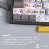 Клавиатура Ajazz AK650 Moon Yellow Switch USB UA Black/Grey/Yellow AK650-MY-GWY