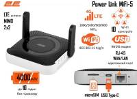 Маршрутизатор 2E PowerLink MiFi-5 2025 794300866700