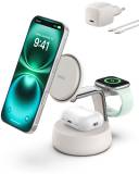 Зарядка Belkin UltraCharge Pro Wireless 3-in-1 25W sand WIZ040KQSD