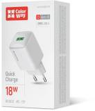Зарядка ColorWay USB QC3.0 18W white CW-CHS063Q-WT