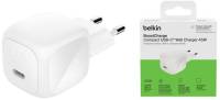 Зарядка Belkin USB-C PD45W PPS white WCA013KQWH
