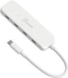 Разветвитель J5Create USB-C to 4xUSB-C 3.2 10Gbps white JCH345EW-N