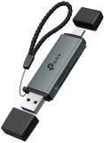 Разветвитель TP-Link USB-C + USB 2.0 SD + TF silver UA430D