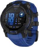 Часы Garmin Instinct 3, 45mm, AMOLED, Black with Bolt Blue Ban 010-02936-03