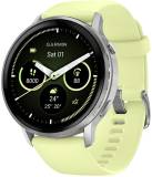 Часы Garmin Venu 4 (45mm), Gray w/ Silver + Citron, GPS смарт- 010-03014-02