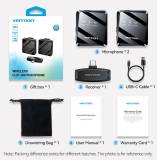 Микрофон Vention USB-C 2-Pack Wireless Lavalier Black NCBB0