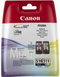 Картридж Canon PG-510+CL-511 +Photo Paper, Value Pack 2970B017