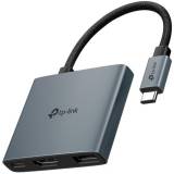 Разветвитель TP-Link USB-C 3-in-1 1xUSB 3.0 + 1xUSB-C PD 100W + 1xHDMI UH3020C