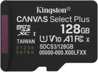Флеш-карта Kingston 128GB microSDXC class 10 UHS-I V10 A1 Canvas Selec SDCS3/128GBSP