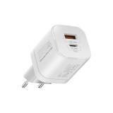 Зарядка Promate 33W USB-C + USB-A powerport-33.white