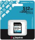 Флеш-карта Kingston 512GB SDXC сlass 10 UHS-I U3 V30 Canvas Go Plus G4 SDG4/512GB