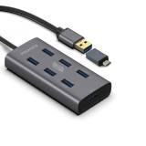 Разветвитель Promate USB Hub 7 ports ezhub-7.grey