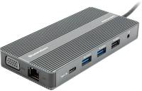 Разветвитель Blueendless USB-C to 2xHDMI + VGA + LAN + 3xUSB 2.0 + SD/TF + CA913886