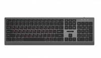 Клавиатура Maxxter KBW-01G-UA Wireless UA Gray