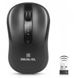 Мышка REAL-EL RM-450W Wireless/Bluetooth Black/Gray EL123200046