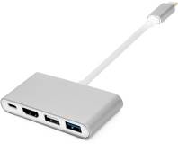 Разветвитель PowerPlant USB-C to 2xUSB 3.0 + USB-C + HDMI CA911707