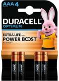 Батарейка Duracell Optimum, BL (4шт.) 6835422