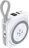 Павербанк Choetech Magnetic Wireless 10000mAh, 22.5W, PD, build USB-C B697C-WHSL