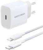 Зарядка Vention 1xUSB-C PD20W + cable USB-C to USB-C white G16W0-EU