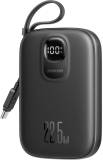 Павербанк Joyroom 10000mAh, 22.5W, PD, QC, built-in USB-C cable, Bla JR-PBF17