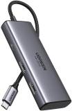 Разветвитель Ugreen USB3.1 Type-C to HDMIx2 4K60Hz (8k30Hz)/USB3.0x2/T 15852