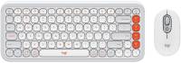 Клавиатура Logitech POP Icon Combo Bluetooth UA Off-White 920-013141