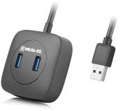 Разветвитель REAL-EL HQ-187 black EL123110010