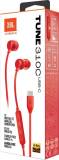 Наушники JBL Tune 310C USB-C Red JBLT310CRED