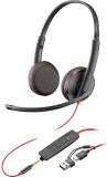 Наушники Poly BlackWire C3225 USB-C HS Stereo +3.5mm Plug +USB-C 8X229A6