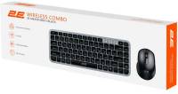 Комплект 2E MK430 Wireless/Bluetooth UA Black/Grey 2E-MK430WBGR_UA