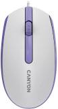 Мышка Canyon M-10 USB White Lavender CNE-CMS10WL