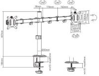 Кронштейн Gembird MA-D2-01